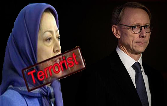 Maryam Rajavi and Brian Hook