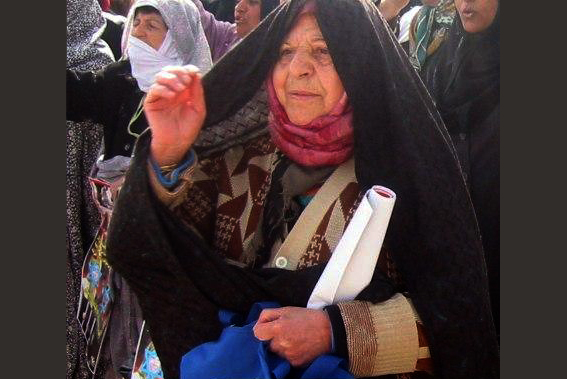 and Fatemeh Shakoori, the mother of Asadullah Fayyaz Dizaji - Tabriz