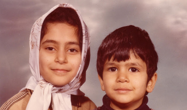 Maryam Gheitani and her brother Alireza