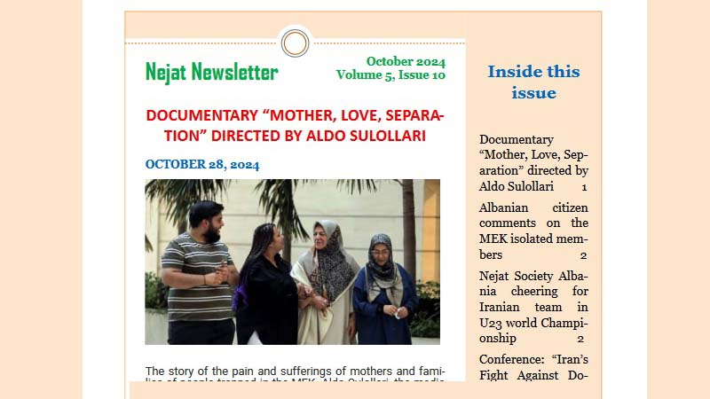 Nejat Society newsletter No.118