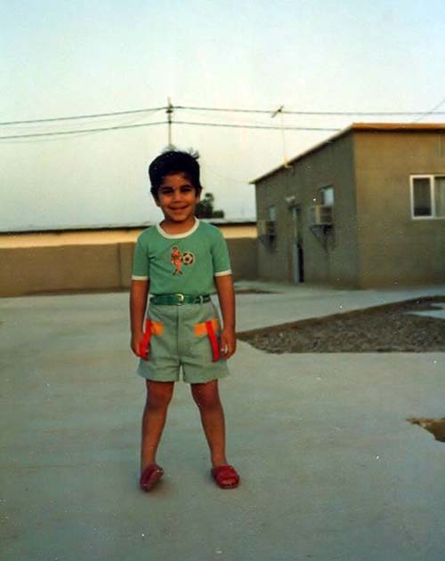 Amir Yaghmaei in his childhood