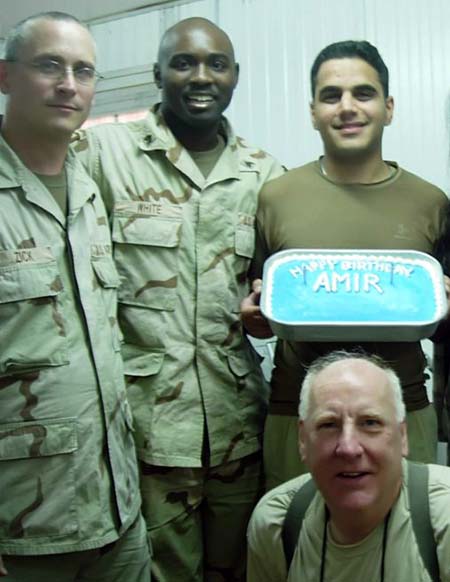 Amir Yaghmaei's birthday at the American Camp