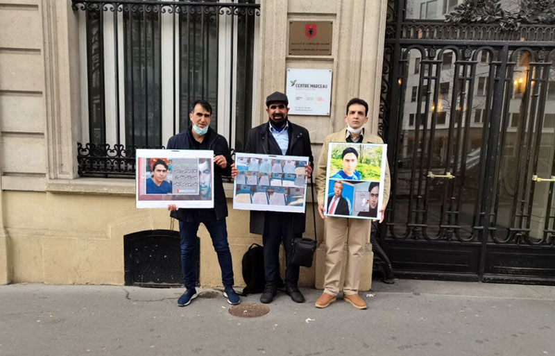 حضور جداشده ها در سفارت آلبانی در پاریس