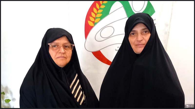 خواهران علی قلیزاده در دفتر انجمن نجات