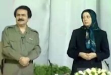مریم و مسعود رجوی رهبران فرقه مجاهدین خلق